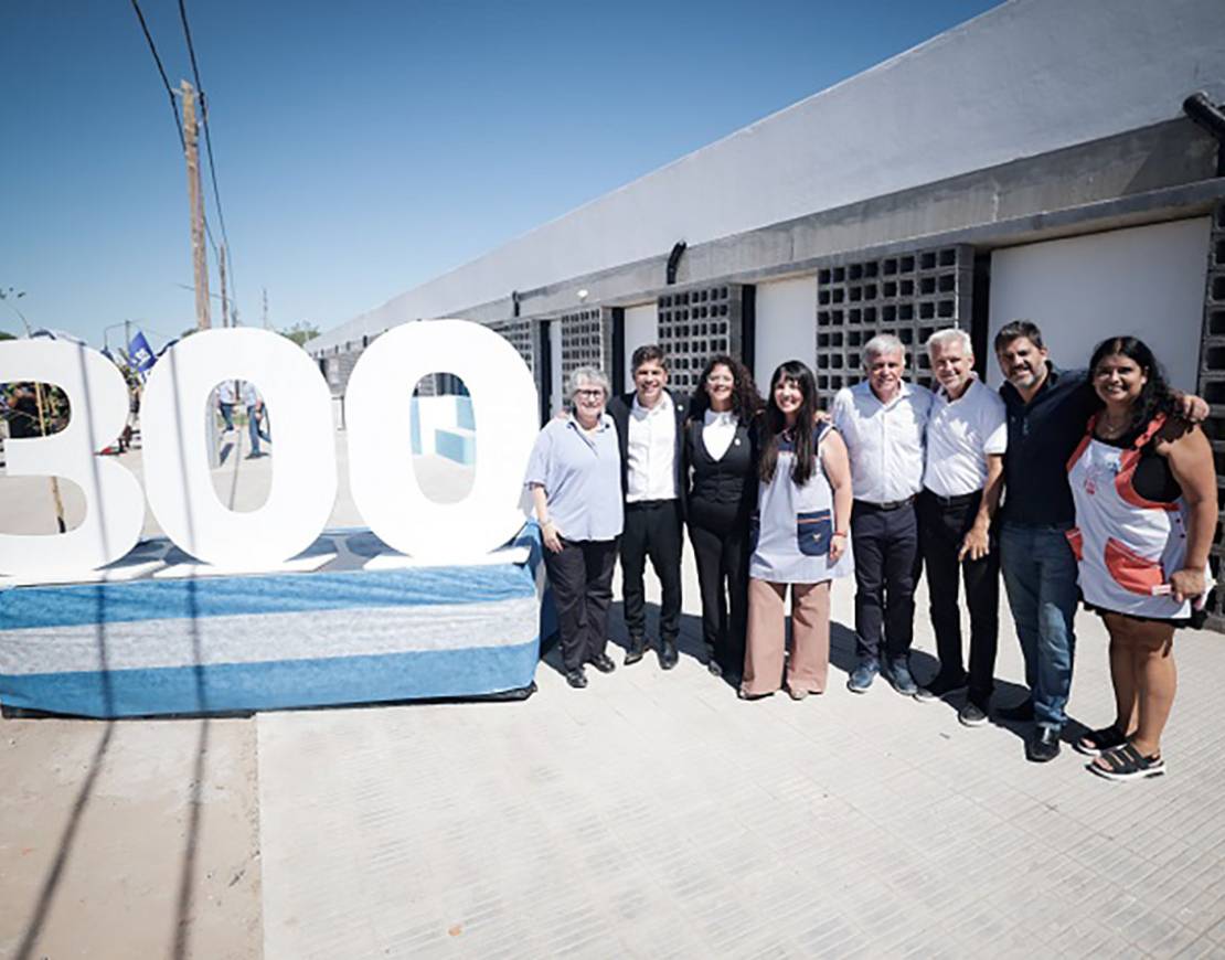 KICILLOF INAUGURÓ EL EDIFICIO EDUCATIVO N°300